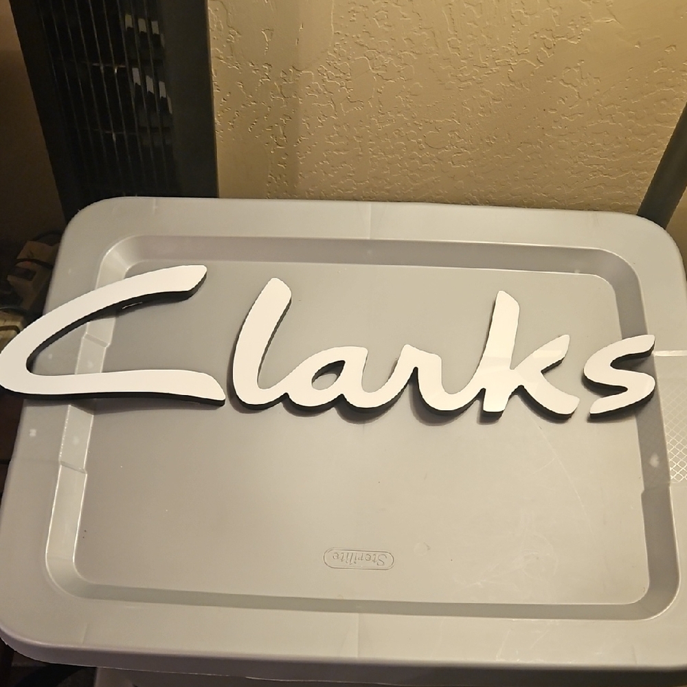 Clarks Wall Sign - Picture 1 of 7